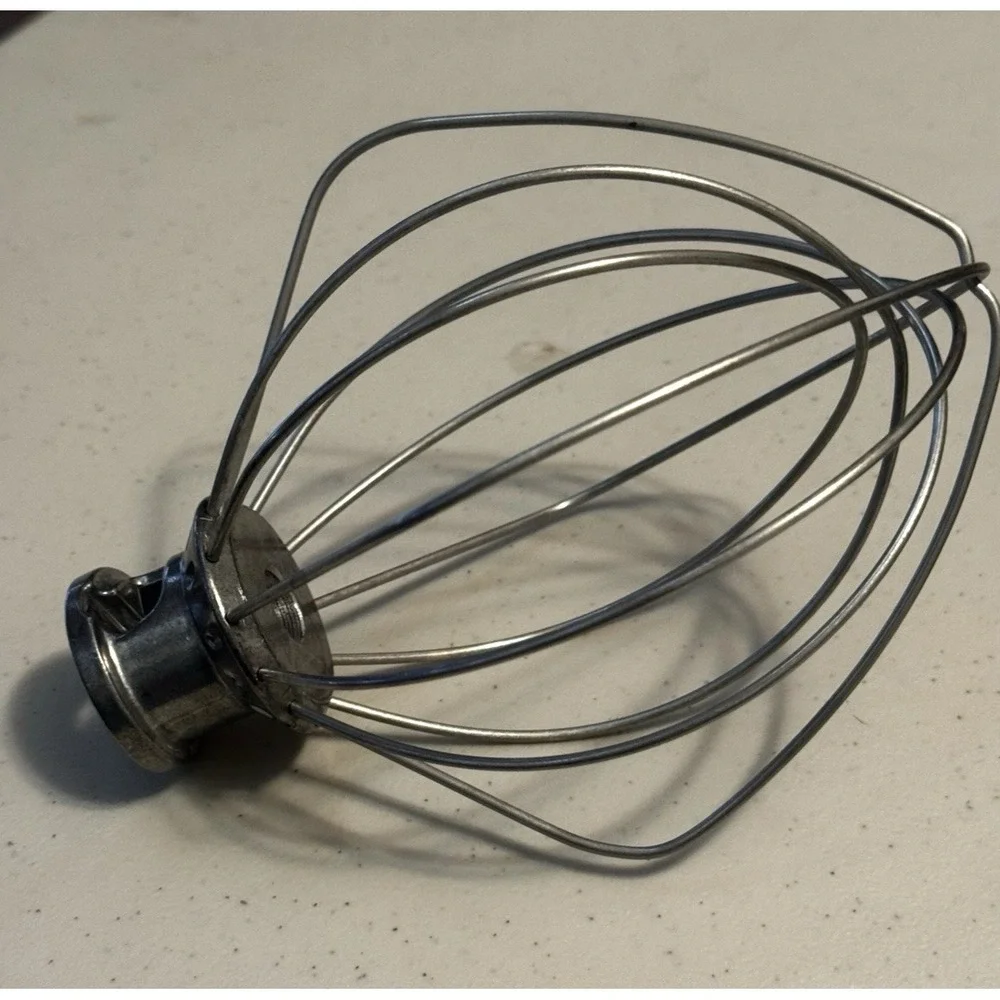KitchenAid Wire Whip Whisk for 4.5-5 Qt Tilt Head Mixer 6 Wire K45WW NOS